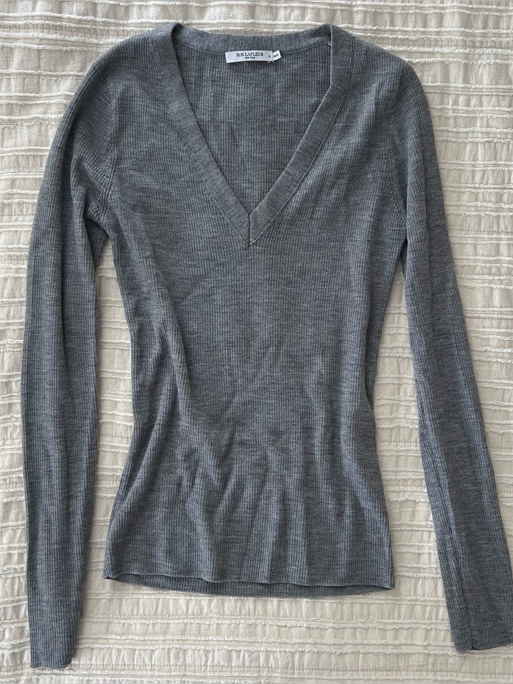 Mm lafleur merino v neck sweater
